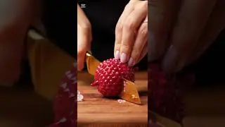 ASMR Glass lychee Cutting #asmrsounds #aiart #ai #asmr #aiasmr #asmrshorts #satisfyingvideo #fruit