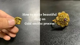21k Gold Ring Making# | Jewellery Making | How its Made# |- Goldsmith process#