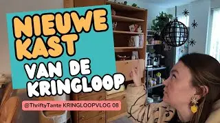Nieuwe KAST van de KRINGLOOP & DISCOBAL LAMP gevonden 🪩🕺🏻Kringloopvlog 08 