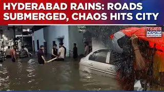 Severe Rains Hit Hyderabad: Roads Submerged, Waterlogging Worsens | CM Revanth Reddy Appeals...