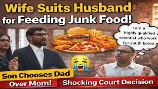 Wife files complaint against husband for feeding junk food to child 😮| Law and Logic | #justice #law