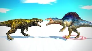 T-REX vs EVERY DINOSAUR - Animal Revolt Battle Simulator