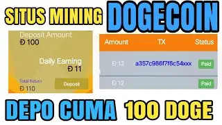 Mining doge coin 2020 | bisa depo 100 doge