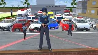 Collection all Police car🚓,ambulance🚑,fire truck🚒 at Police station part 16 SAKURA School Simulator