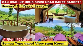 GLAMPING MURAH DI BOGOR‼️|NULAM CAMPSITE |Kaya di ubud bali❗️#bogor #glamping #villa #nulamcampsite