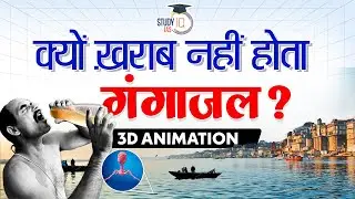 Почему вода Ганги никогда не портится? | Объяснено 3D | StudyIQ