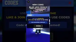 NEW codes in Blue Lock Rivals LORENZO Update #roblox #bluelockrivals #bluelock #anime #soccer