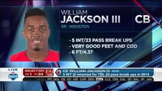 2016 NFL Draft Rd 1 Pk 24 | Cincinnati Bengals Select CB William Jackson III