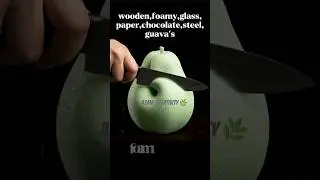 different material guava's cutting sound |#trendingnow #short#viralvideo #shortvideo