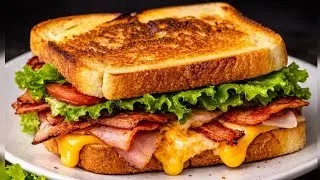The most delicious sandwich you'll ever eat! Easy, Quick & Tasty Breakfast Sandwich!
