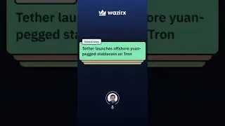 #Tether launches offshore yuan-pegged stablecoin on Tron | Thursday, 8th December