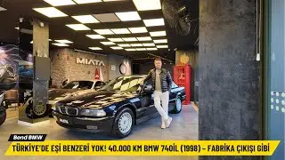 T&uuml;rkiye&rsquo;de Eşi Benzeri Yok! 40.000 KM... (E38) 740iL (1998) &ndash; Fabrika &Ccedil;ıkışı Gibi.