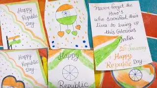 Easy Handmade Republic Day Cards 🇮🇳 | 26 January Special | Simple & Creative Ideas