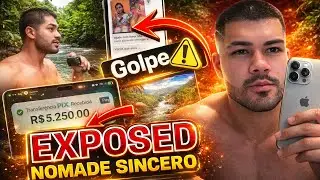 DEU RUIM!!! Nomade Sincero EST&Aacute; APLICANDO golpe na internet ( A CASA CAIU )