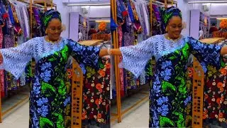 Как сшить платье-трапецию из смеси ткани Анкара и кружева