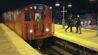 Nostalgia! East 180th Street Yard-bound NIS Train of Many Colors skipping East 180th Street
