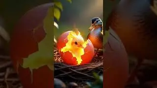 The swan did not like the phoenix birds 😭 #ai​ #save​ #egg​ #swan​
