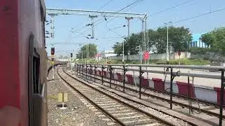 UDHYAN / SIDDHESHWAR EXPRESS TRAIN DEPARTING FROM SOLAPUR !!