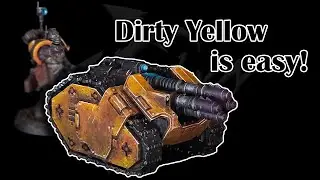 Painting yellow Space Marines is EASY! (Imperial Fists, Horus Heresy)