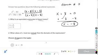 Reduce rational expressions to lowest terms : Khan Academy