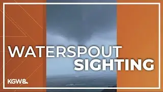 Waterspout spotted off Oregon's southern coast near Brookings