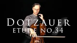 Dotzauer Cello Etude No. 34 from 113 Etudes Book 1 Fast and Slow tempo