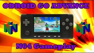 Odroid go advance N64 gameplay