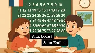 Apprendre les nombres en fran&ccedil;ais  | Learn French Numbers 1&ndash;100 with Fun Dialogue! 🇫🇷