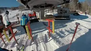 Scotty Skiing with Maine Adaptive at Sunday River Jan 8 2017