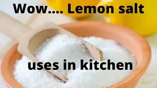 lemon salt uses in tamil/ kitchen cleaning tips using citric acid