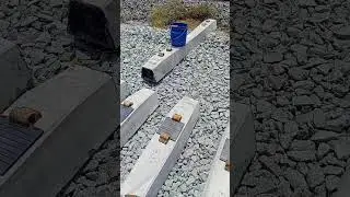 Groove rubber sole pad putting on sleeper | #shortvideo #shorts