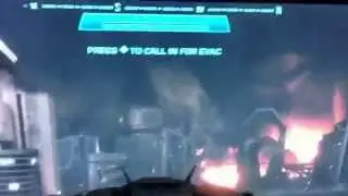 Halo Reach: Driving a pelican on New Alexandria.