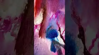 Starting Sump&rsquo;New 🌺 Probably the best part&hellip;the beginning #abstractpainting