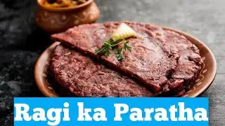Masala ragi paratha|Finger millet paratha|नरम रागी पराटा