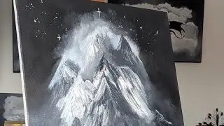 Acrylic painting technique for Velaris #velaris #acotar#art #paintingtips #fantasyart #painting