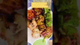 #crispy #fried #chicken #full #plate #dish #sidedish #mint #perfect #poonch #crash #india #tourist