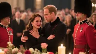 United in Sorrow: William and Kate&rsquo;s Emotional Farewell to a Grieving Nation