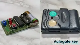 How to repair auto gate remote key with shoulder