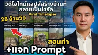 สอนทำคลิป AI Viral สร้างบ้าน Timelapse (Google Flow VEO)