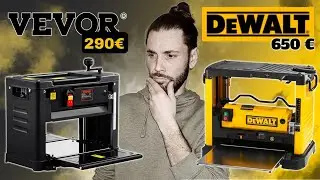 Raboteuse VEVOR ou DEWALT 😱 ?! Est-ce-qu'on paye la marque ? 🧐