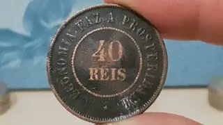 MOEDA DE 40 R&Eacute;IS - PODE VALER AT&Eacute; 3.200 REAIS