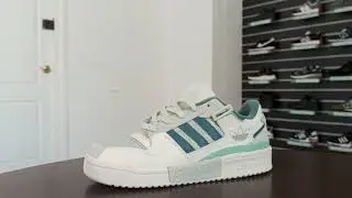Adidas Forum 84 Low Off White зеленые
