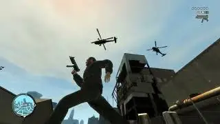 GTA 4 - Burger Shot Biker Gang Shootout + Six Star Escape