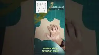 Patternmaking for Fashion Design #Shorts | Dart Manipulation | How to Make Pattern for Sewing