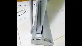Electric Roller Banner Motorized Scroll Moving Display #rollup benner Gulung Elektrik Motor Listrik