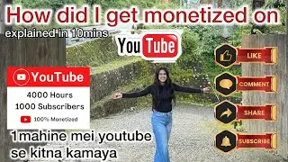 Youtube se kamaye maine itne paise🤑😳| Youtube monetization|  #youtubemonetization #youtubeearning 