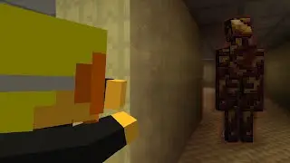 Exploring the Backrooms in Minecraft VR