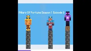Minecraft Pillars Of Fortune Playing Until I Win Season 1 Episode 3