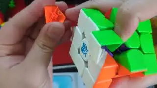 Putting a corner third into the cube without taking it completely apart.
