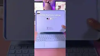 ASMR iPad notetaking ft. ESR keyboard case ⌨️💕✍🏻✨